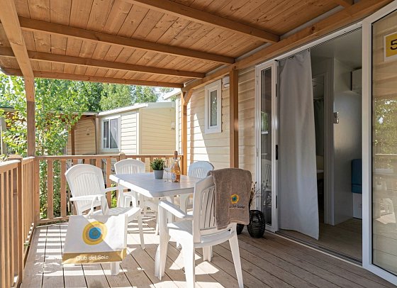Rimini Family Resort - Wohnbeispiel MH Lodge Hunde (auf Anfrage) (Zimmercodierung CB6)
