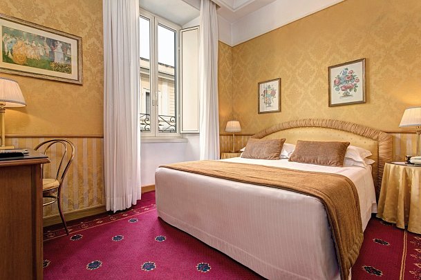 The Marcella Royal Hotel - Rooftop Garden - Wohnbeispiel Doppelzimmer Standard (Zimmercodierung DG1)
