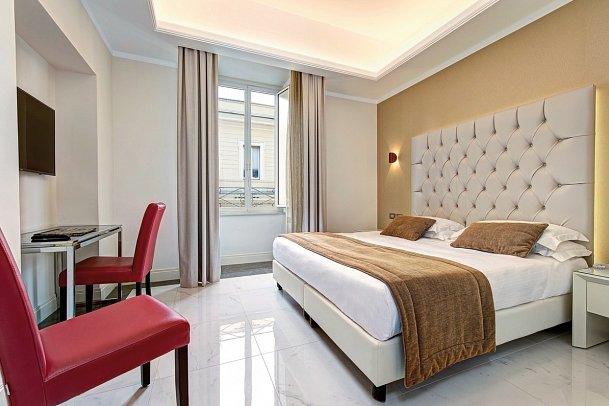 The Marcella Royal Hotel - Rooftop Garden - Wohnbeispiel Doppelzimmer Standard (Zimmercodierung DG1)
