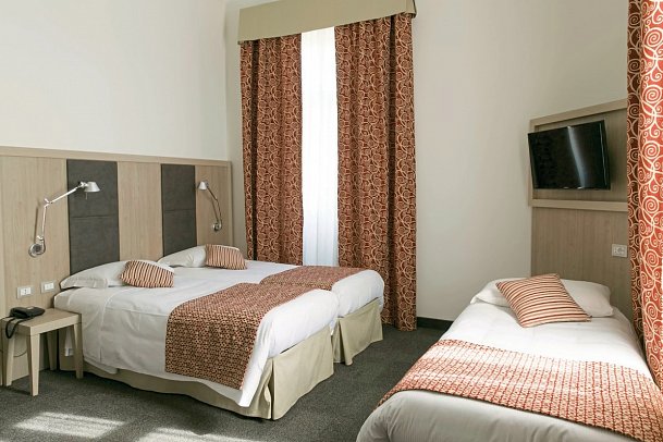 Hotel Casa Valdese - Wohnbeispiel Dreibettzimmer (Zimmercodierung TB1)