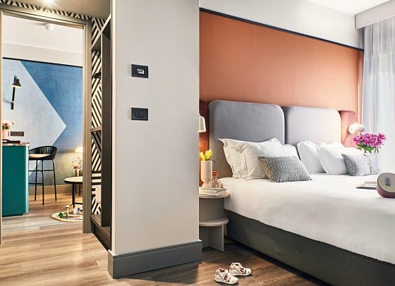 Hotel Villa Pamphili Roma - Wohnbeispiel Suite Familie (Zimmercodierung WI1)