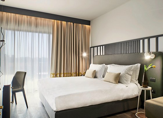 Hotel Villa Pamphili Roma - Wohnbeispiel Doppelzimmer Deluxe (Zimmercodierung DD1)
