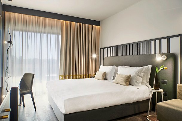 Hotel Villa Pamphili Roma - Wohnbeispiel Doppelzimmer Deluxe (Zimmercodierung DD1)