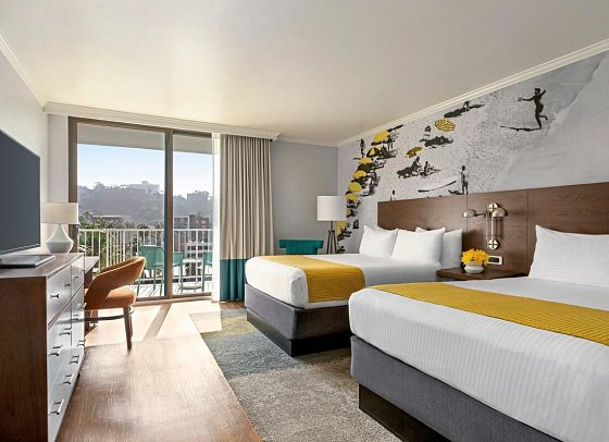 Town & Country Resort - Wohnbeispiel Snazzy 2 Queen Palm Tower (Zimmercodierung US2)