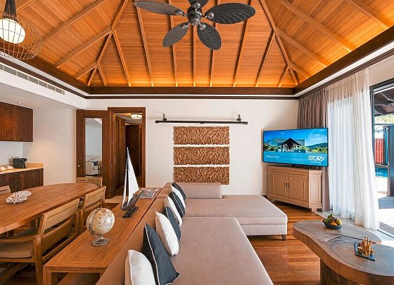 STORY Seychelles - Wohnbeispiel Grand Beach Pool Villa (Zimmercodierungen VSP, VS8, VI2 & VI8)