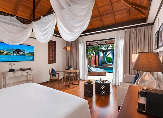 STORY Seychelles - Wohnbeispiel Grand Beach Pool Villa (Zimmercodierungen VSP, VS8, VI2 & VI8)