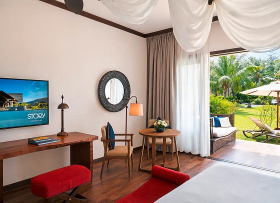 STORY Seychelles - Wohnbeispiel Garden Junior Suite (Zimmercodierungen JBG, JX8, JH2, WI1 & WI8)