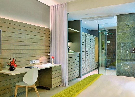 Eden Bleu Hotel - Wohnbeispiel Luxury Suite Marina View (Zimmercodierung WB1)