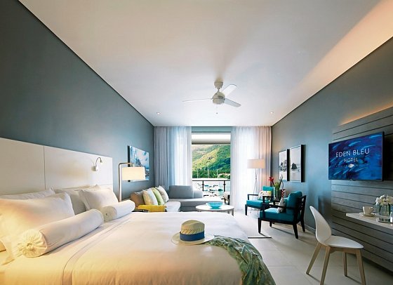 Eden Bleu Hotel - Wohnbeispiel Luxury Suite Marina View (Zimmercodierung WB1)
