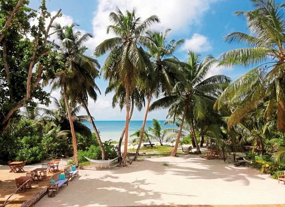 Bliss Hotel Praslin - Wohnbeispiel Beach House Beach Deluxe (Zimmercodierung UD1)