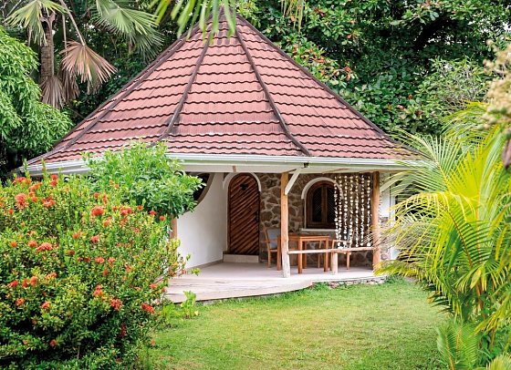 Bliss Hotel Praslin - Wohnbeispiel Eden Garden Charm (Zimmercodierung UB1)