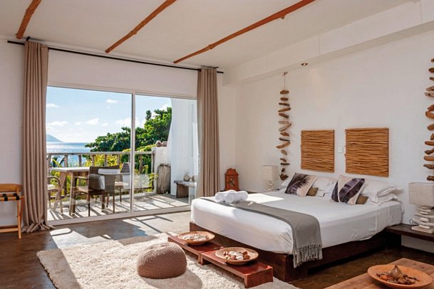 Bliss Hotel Seychelles - Wohnbeispiel Secret Garden Deluxe with View (Zimmercodierung UDG)