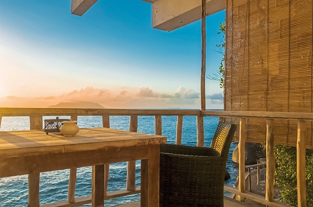 Bliss Hotel Seychelles - Wohnbeispiel Seaside Sea View Suite (Zimmercodierung WBC)