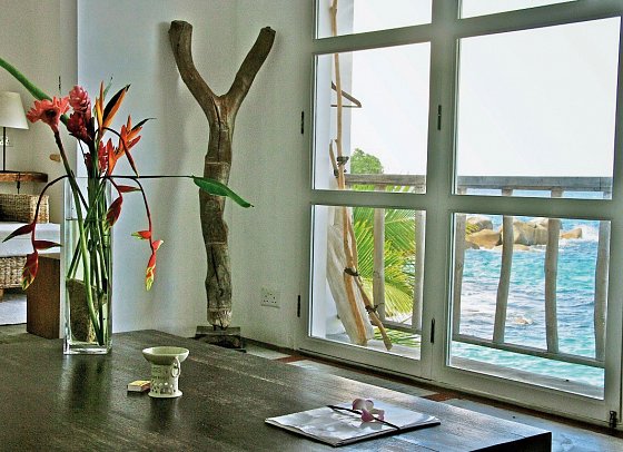 Bliss Hotel Seychelles - Wohnbeispiel Seaside Sea View Apartment (Zimmercodierung OB1)
