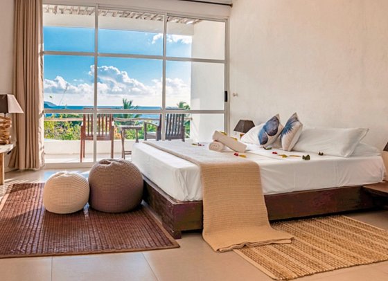 Bliss Hotel Seychelles - Wohnbeispiel Secret Garden Charme Superior (Zimmercodierung USG)
