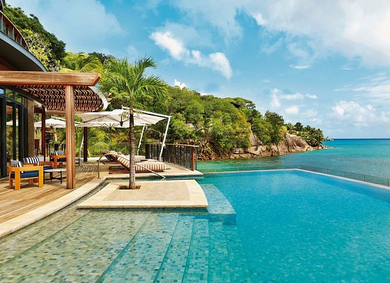 Mango House Seychelles - Wohnbeispiel One Bedroom Bay House Suite Plunch Pool (Zimmercodierung WB2)
