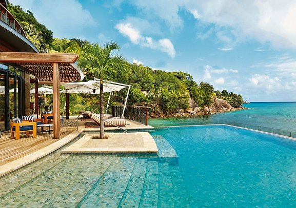 Mango House Seychelles - Wohnbeispiel One Bedroom Bay House Suite Plunch Pool (Zimmercodierung WB2)