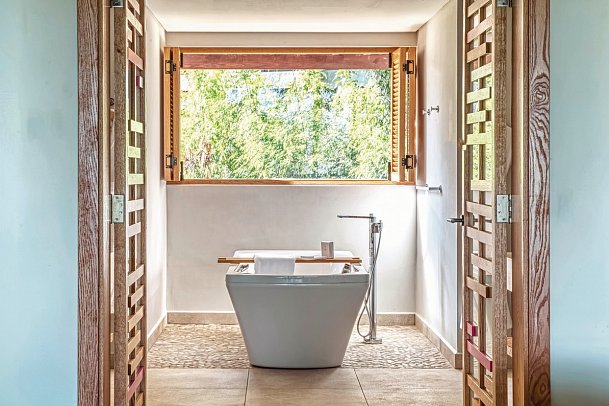 Club Med Seychelles - Beispiel Bad Suite S2 (Zimmercodierung WB1)