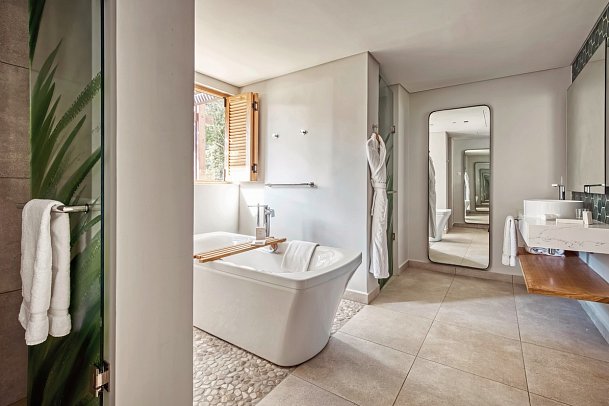 Club Med Seychelles - Beispiel Bad Suite S2 (Zimmercodierungen WB1 & WBM)