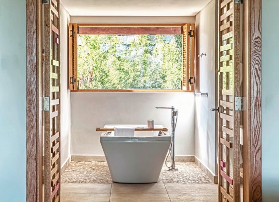 Club Med Seychelles - Beispiel Bad Suite S2 (Zimmercodierung WB1)