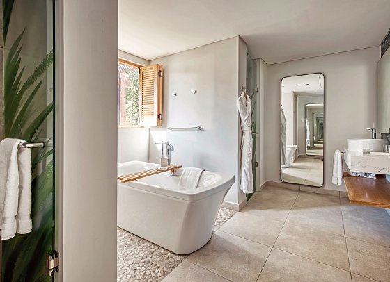 Club Med Seychelles - Beispiel Bad Suite S2 (Zimmercodierungen WB1 & WBM)