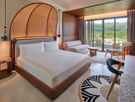 Canopy by Hilton Seychelles - Wohnbeispiel Deluxe Pool View (Zimmercodierungen UDP & UX8)