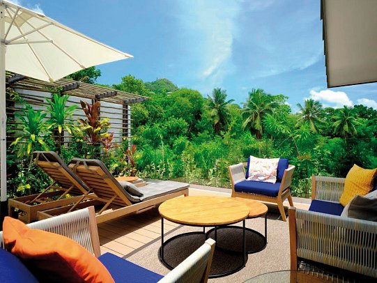 laïla, A Marriott Tribute Portfolio Resort - Wohnbeispiel Junior Terrace Suite (Zimmercodierungen JB1, JH1 & JB8)