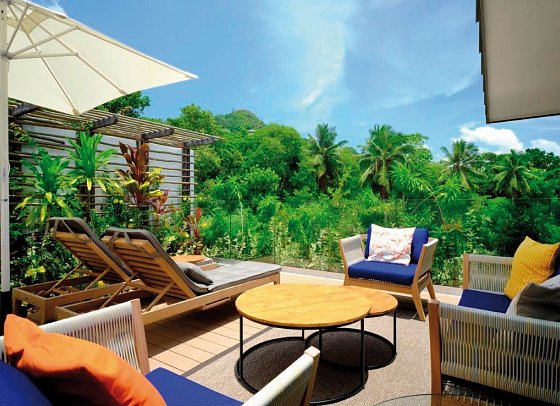 laïla, A Marriott Tribute Portfolio Resort - Wohnbeispiel Junior Terrace Suite (Zimmercodierungen JB1, JH1 & JB8)