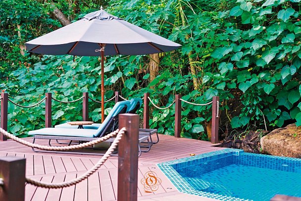 Le Domaine de l'Orangeraie - Wohnbeispiel Pool Villa (Zimmercodierungen VBP & VHP)