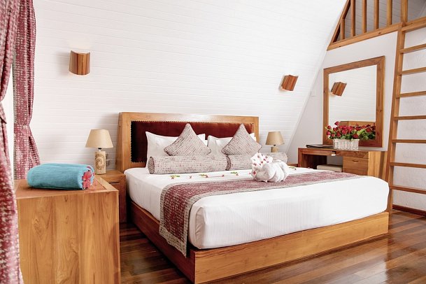 La Digue Island Lodge - Wohnbeispiel Beach Chalet (Zimmercodierung OBM)