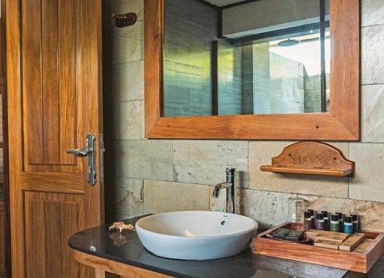 La Digue Island Lodge - Beispiel Bad Beach Chalet (Zimmercodierung OBM)
