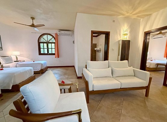 Castello Beach Hotel - Wohnbeispiel Family Suite (Zimmercodierung JI1)