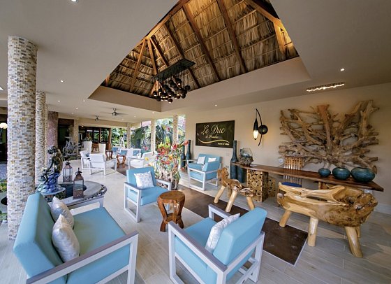 Le Duc de Praslin Hotel & Villas - Reception Lounge