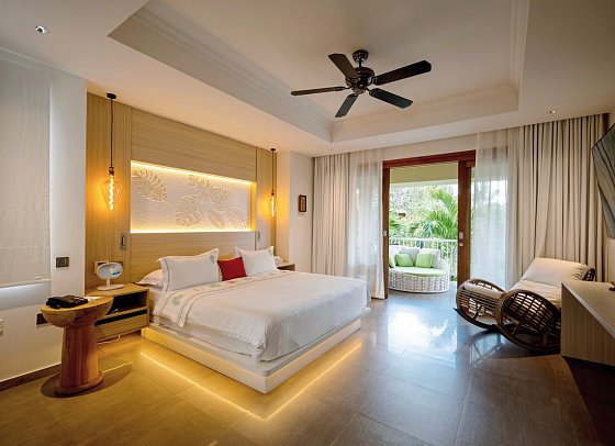 Le Duc de Praslin Hotel & Villas - Wohnbeispiel Superior (Zimmercodierungen US1 & UH2)