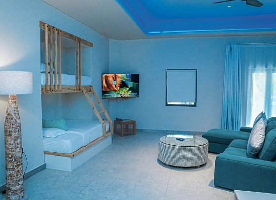 Le Duc de Praslin Hotel & Villas - Wohnbeispiel Family Suite (Zimmercodierung WI1)