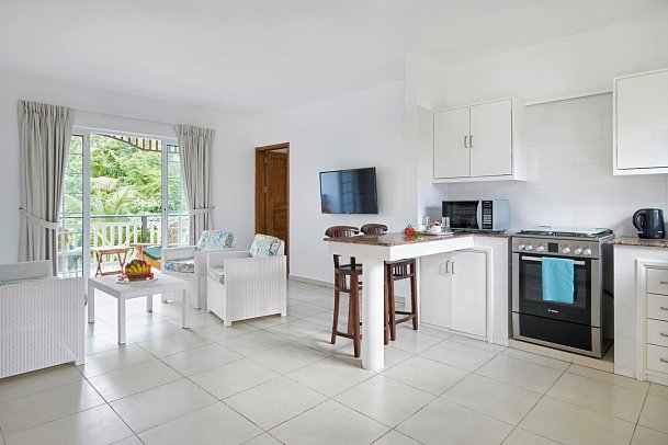 Acajou Beach Resort - Wohnbeispiel 1 Bed Room Self Catering Apartment (Zimmercodierung AB1)