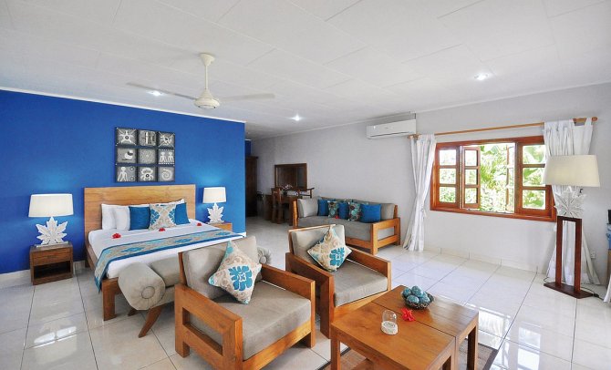 Villas de Mer Hotel - Wohnbeispiel Junior Suite (Zimmercodierungen JB1 & JH1)