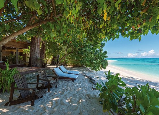 Denis Private Island - Wohnbeispiel Deluxe Beach Cottage (Zimmercodierungen UB2, UH1 & DD8)