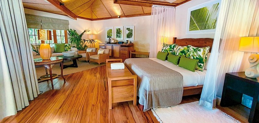 Denis Private Island - Wohnbeispiel Beachfront Spa Cottage (Zimmercodierungen UB3, UH3 & DB8)