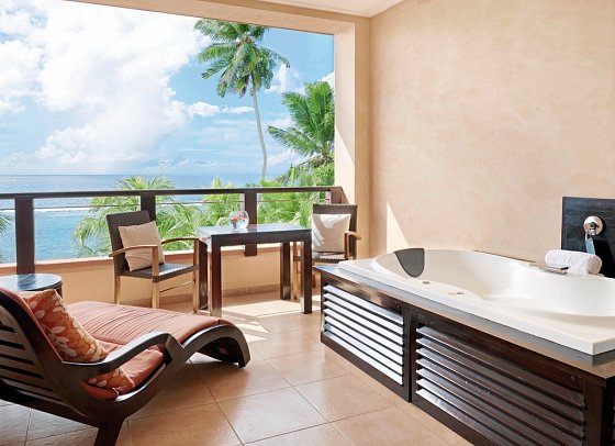 DoubleTree by Hilton Seychelles – Allamanda Resort and Spa - Wohnbeispiel Kind Premium with Ocean View with Jacuzzi (Zimmercodierung UMM)