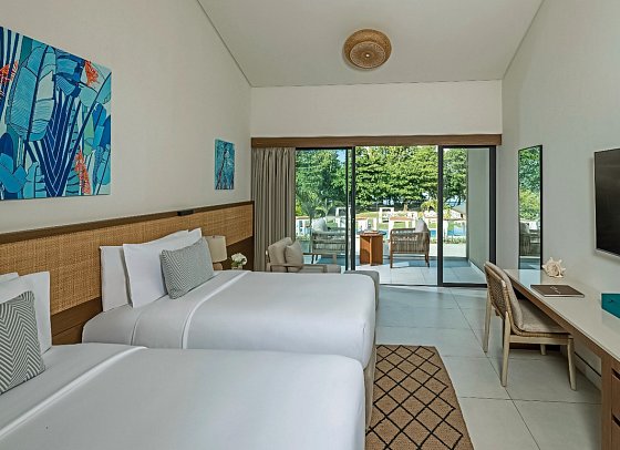 Avani+ Barbarons Seychelles - Wohnbeispiel Pemium Pool View Balcony (Zimmercodierungen DMP & UHP)