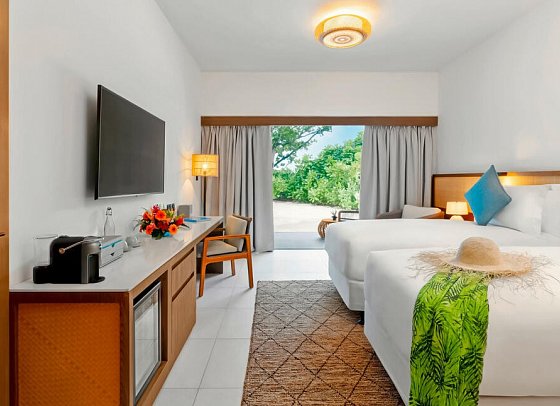 Avani+ Barbarons Seychelles - Modellbild Wohnbeispiel Premium Beach Access (Zimmercodierungen DMO & UHO)