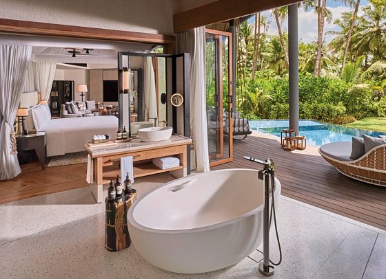 Waldorf Astoria Seychelles Platte Island - One Bedroom Hawksbill Pool Villa (Zimmercodierung VB1)