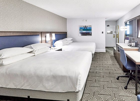 RIU Plaza Fisherman's Wharf - Wohnbeispiel Deluxe 2 Queen Beds (Zimmercodierung UD4)