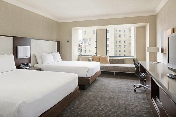 Hilton Union Square - Wohnbeispiel Deluxe Room (Zimmercodierung UD1)