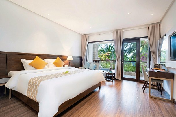 Hoang Ngoc Beach Resort - Wohnbeispiel Deluxe Garden View (Zimmercodierung USG)