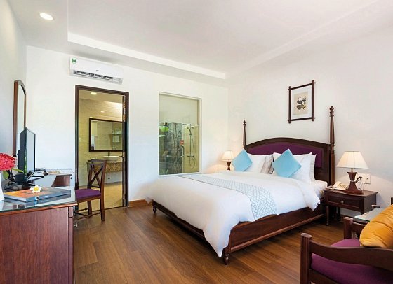 Hoang Ngoc Beach Resort - Wohnbeispiel Superior Pool View (Zimmercodierung USP)