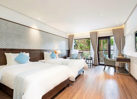 Hoang Ngoc Beach Resort - Wohnbeispiel Deluxe Garden View (Zimmercodierung UDG)