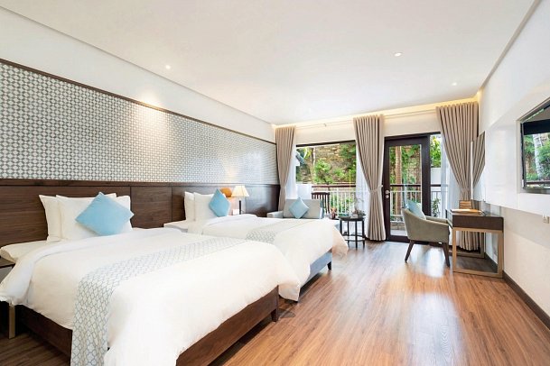 Hoang Ngoc Beach Resort - Wohnbeispiel Deluxe Garden View (Zimmercodierung UDG)