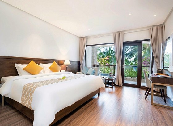 Hoang Ngoc Beach Resort - Wohnbeispiel Deluxe Garden View (Zimmercodierung USG)